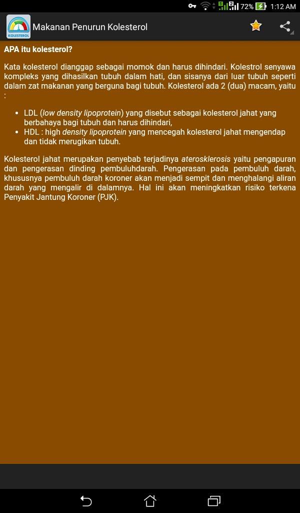 Makanan Penurun Kolesterol