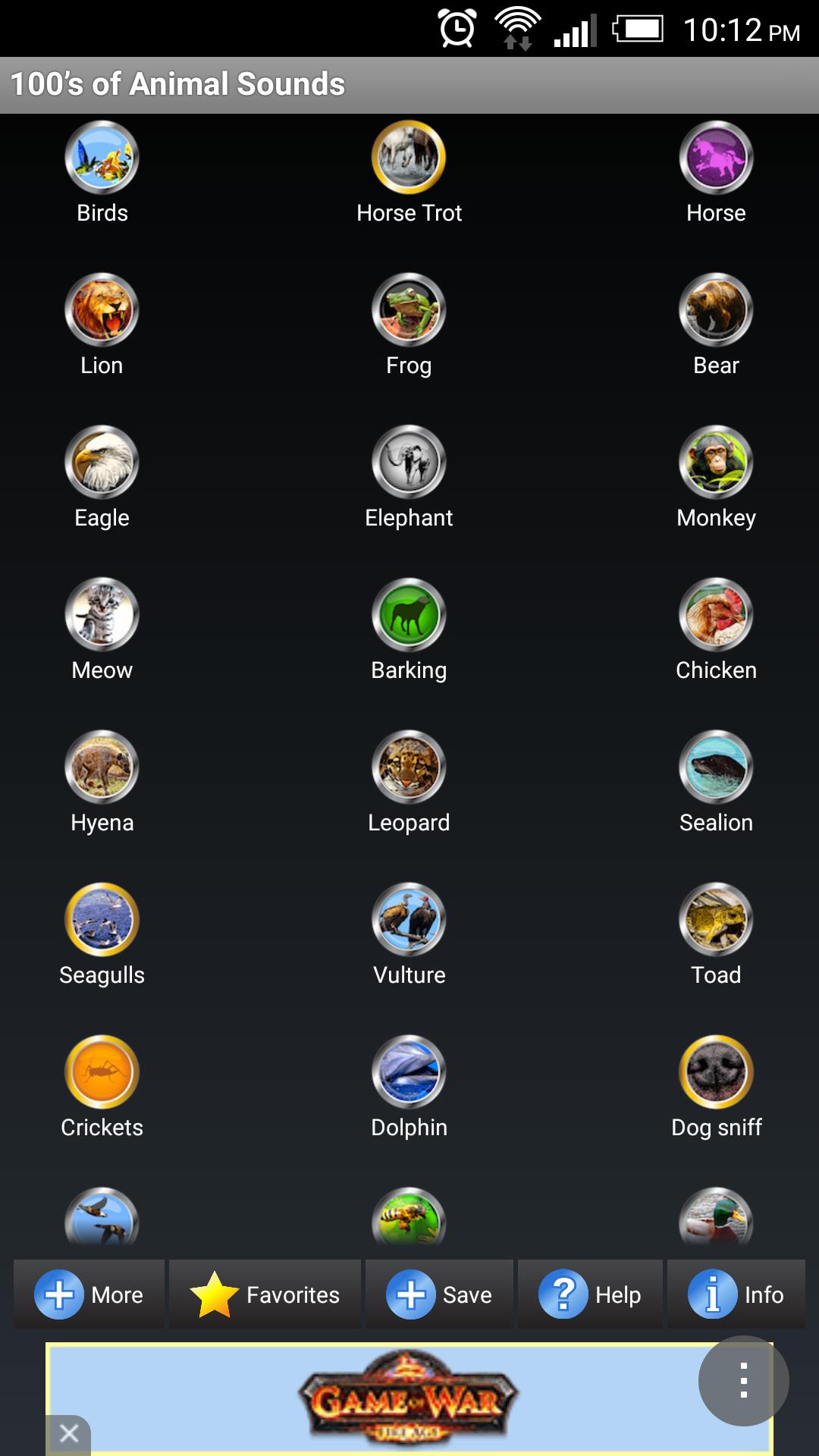 100'+ Animal Sounds & Buttons