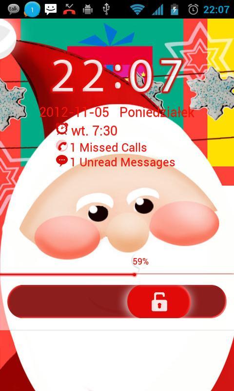 Santa Claus - GO Locker Theme