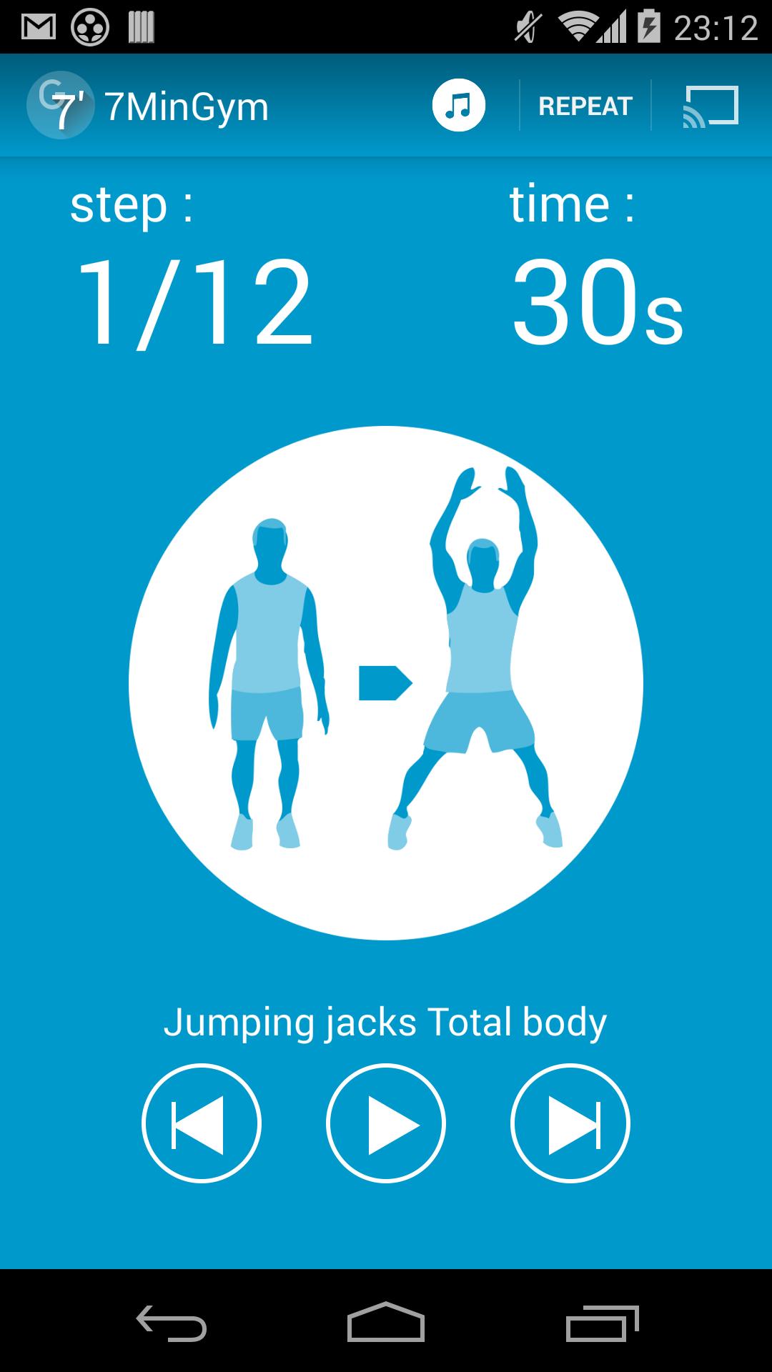 7MinGym Chromecast-AndroidTV