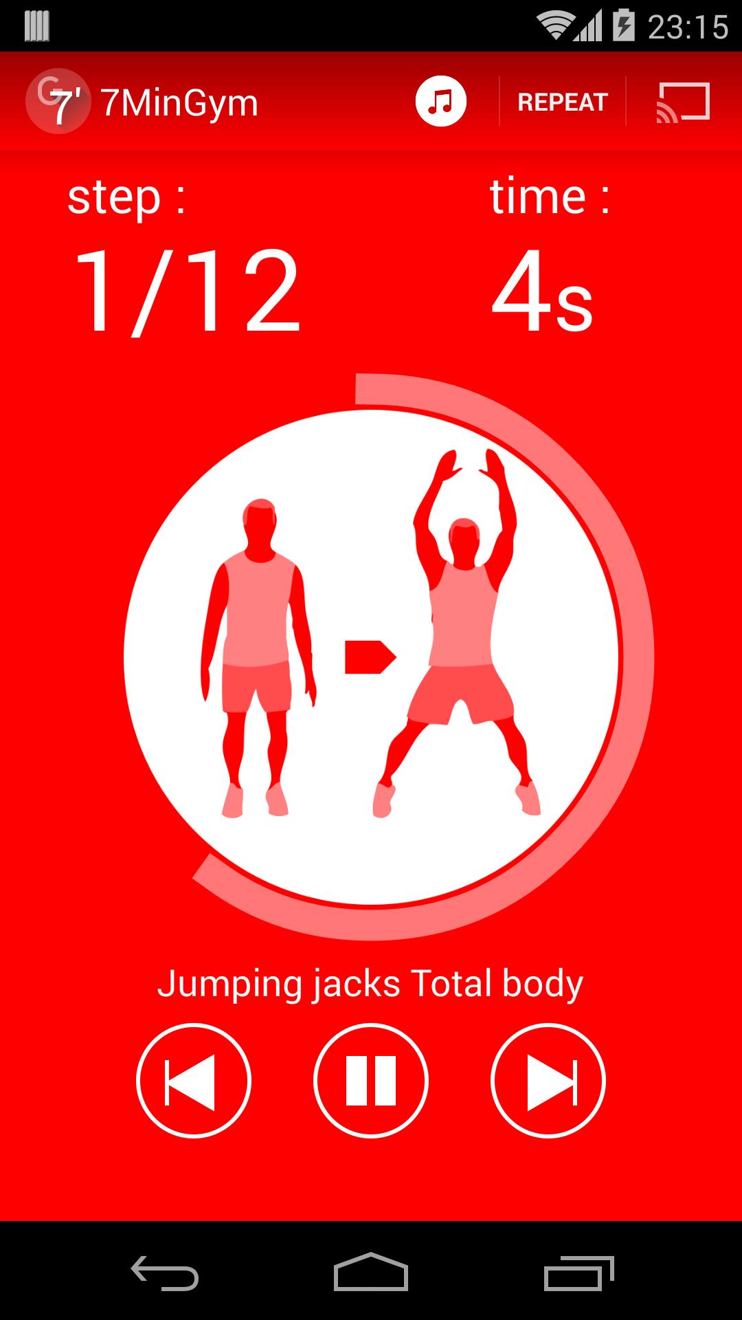 7MinGym Chromecast-AndroidTV