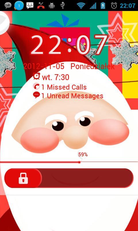 Santa Claus - GO Locker Theme