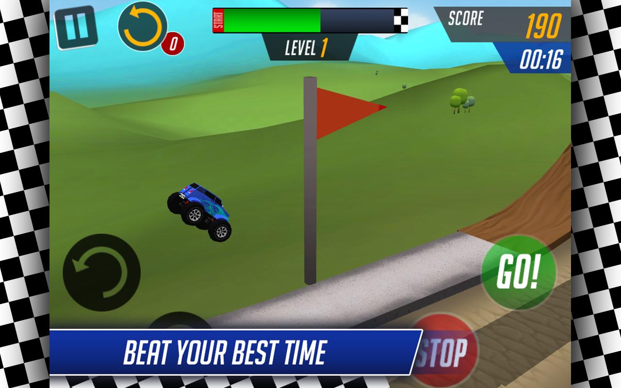 Monster Car Stunts Challenge