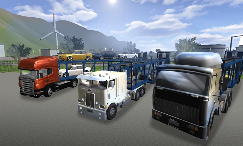 Car Transporter Truck Parking