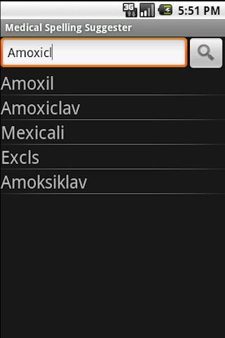 Medical Spelling Suggester