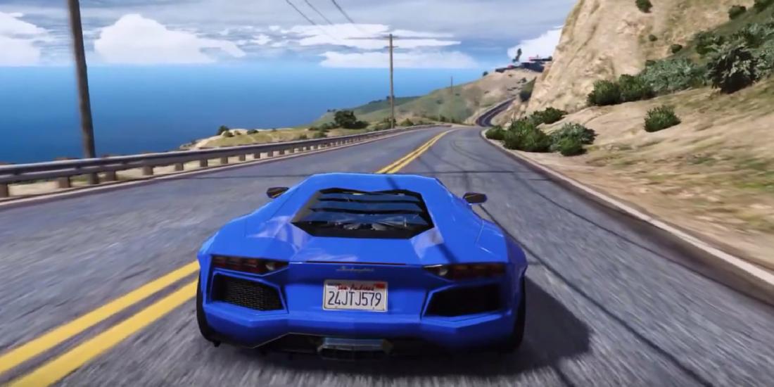 Supercar Aventador Driving 3D