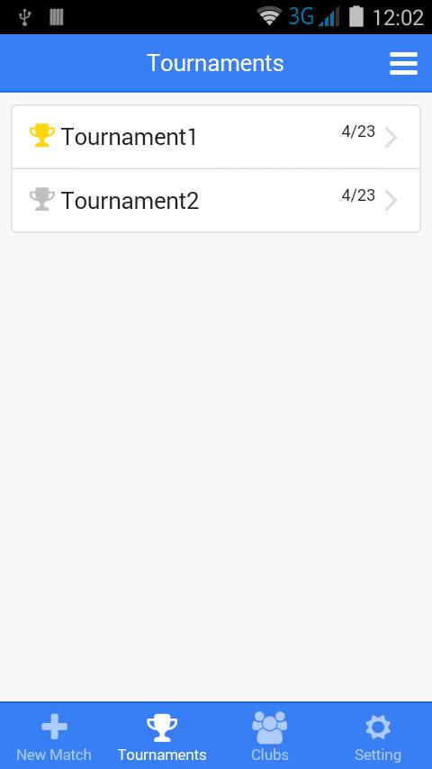 Table Tennis Match Log