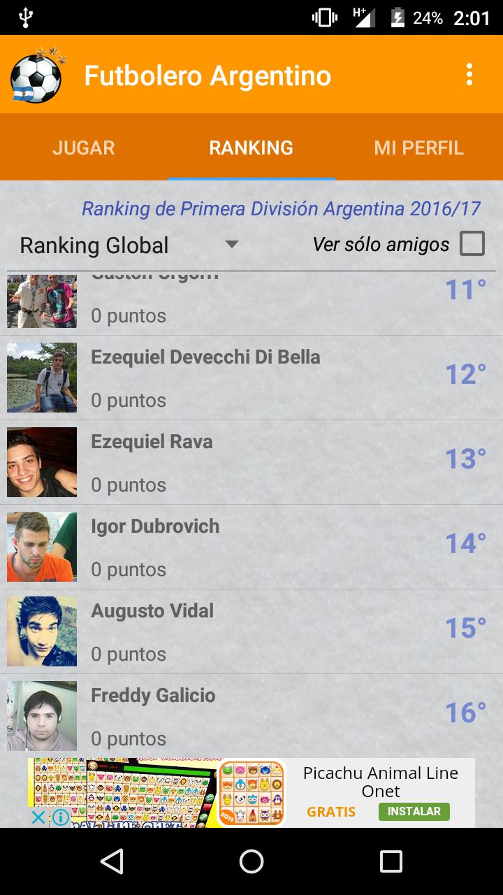 Futbolero Argentino (Prode)
