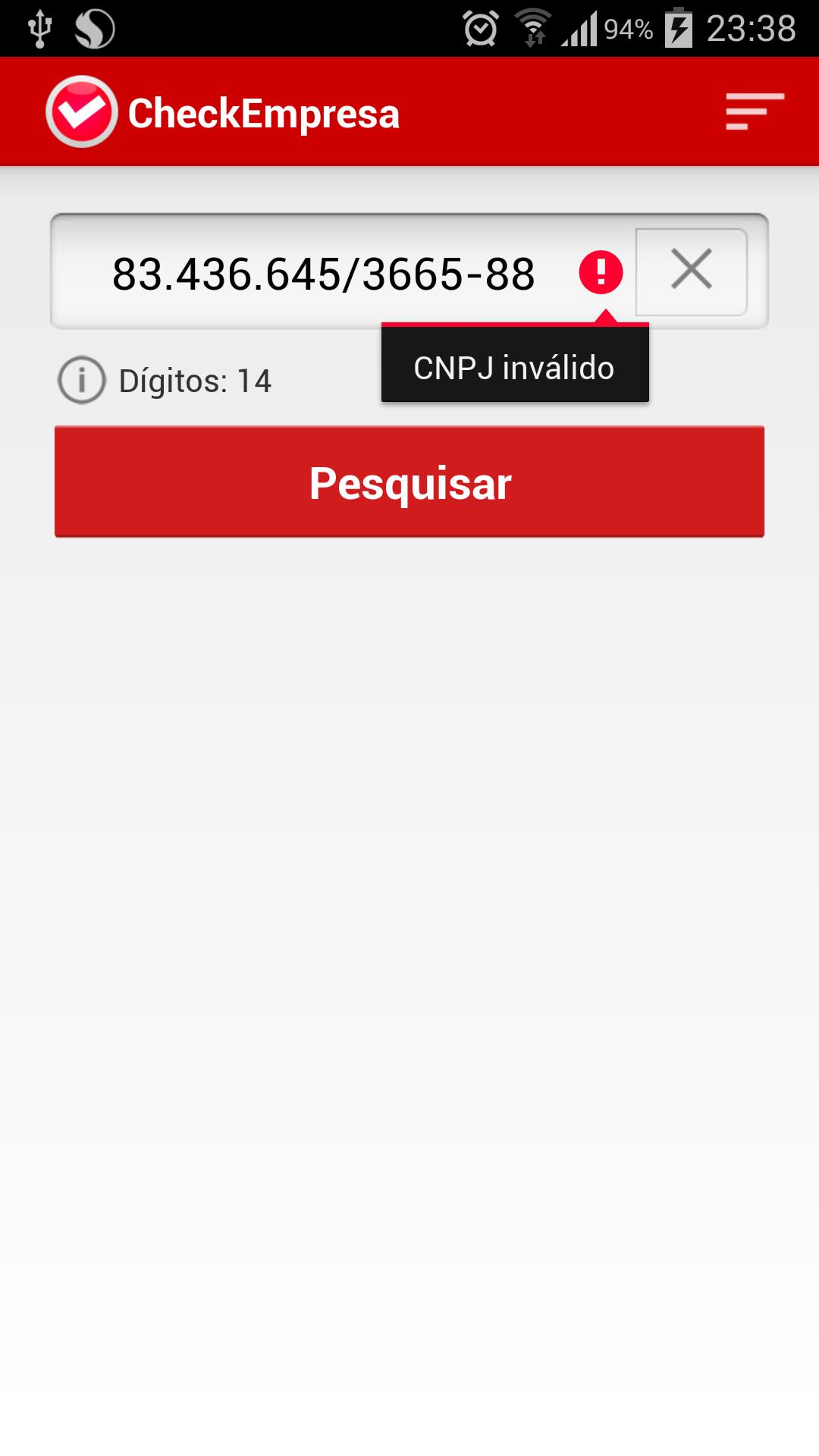 Consulta CNPJ - Check Empresa