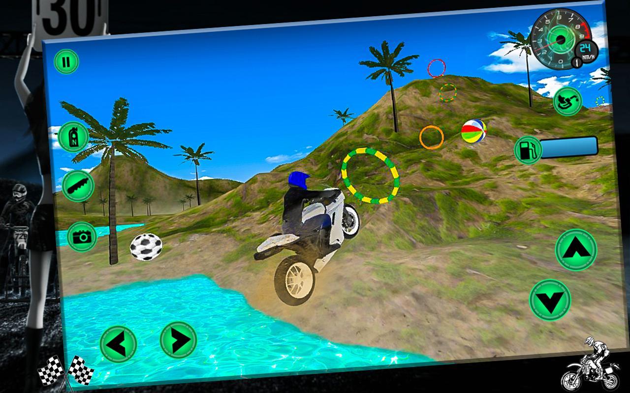 Motocross Jump Beach Adventure