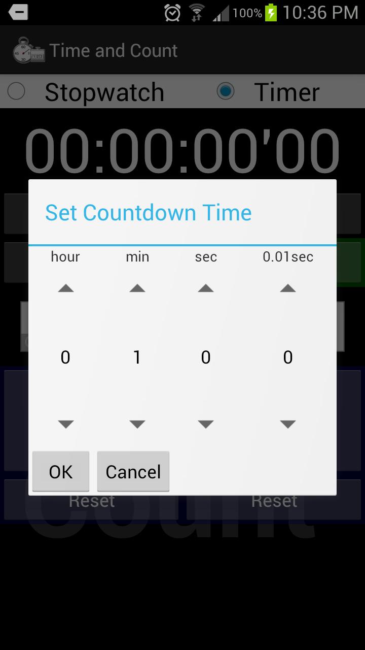 Stopwatch and Tally counter