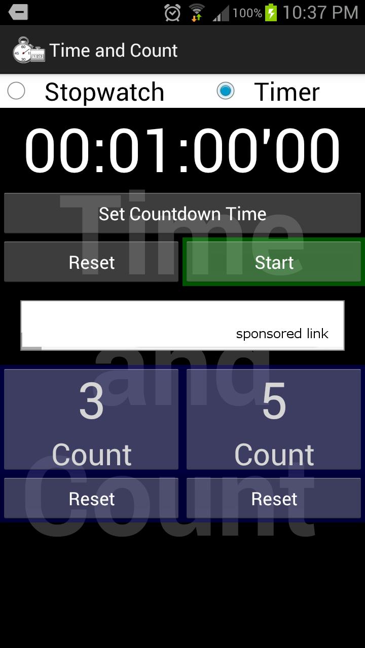 Stopwatch and Tally counter