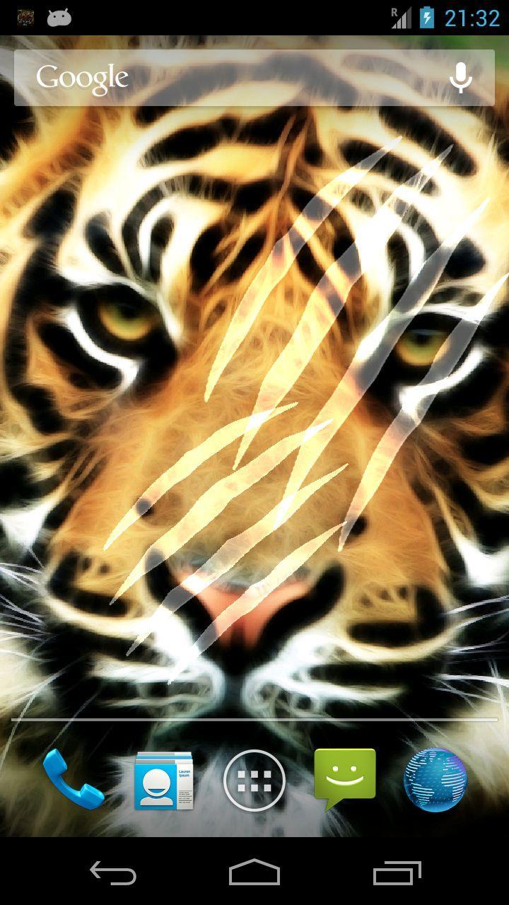 Neon Tiger Live Wallpaper