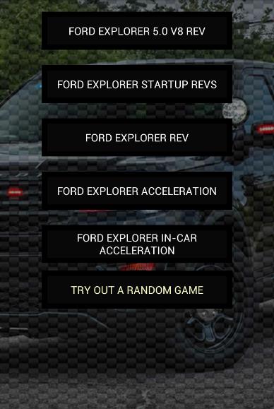 Engine sounds of Explorer