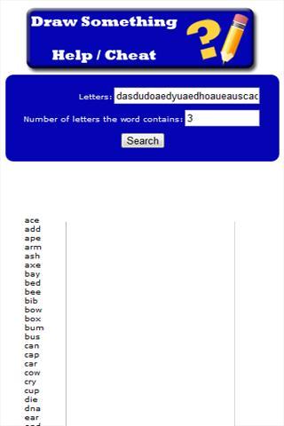 Draw Something Words