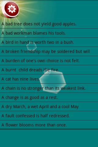 Great-aunt Camunias' proverbs