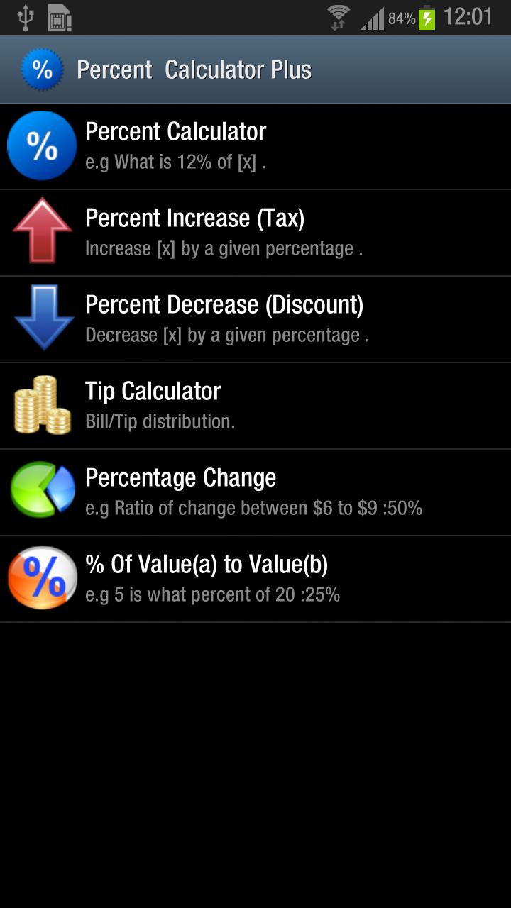 Percent Calculator Plus
