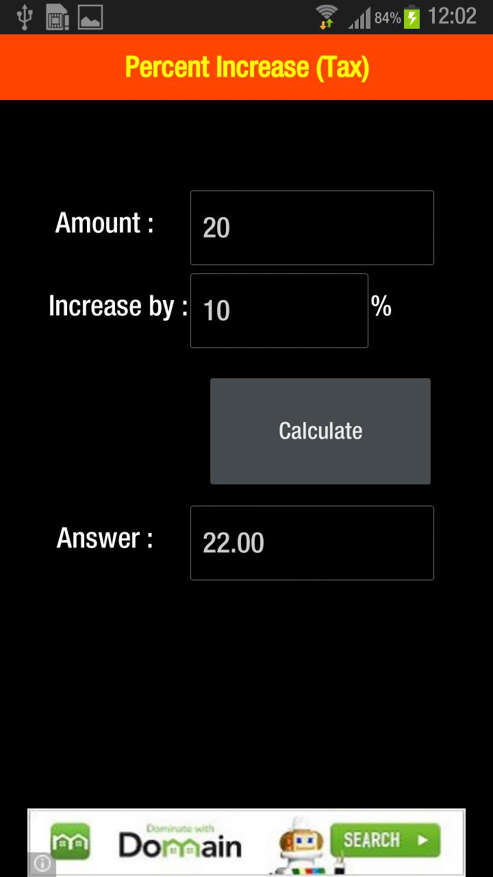 Percent Calculator Plus