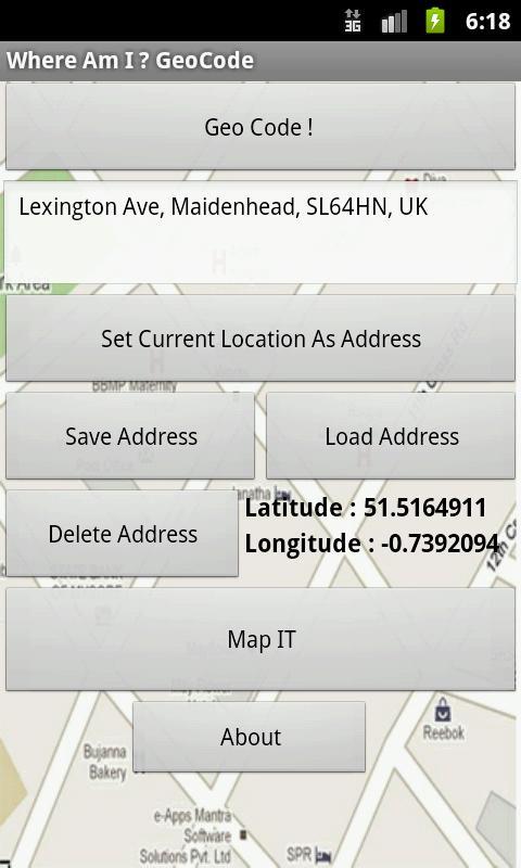 Where Am I ? GeoCode