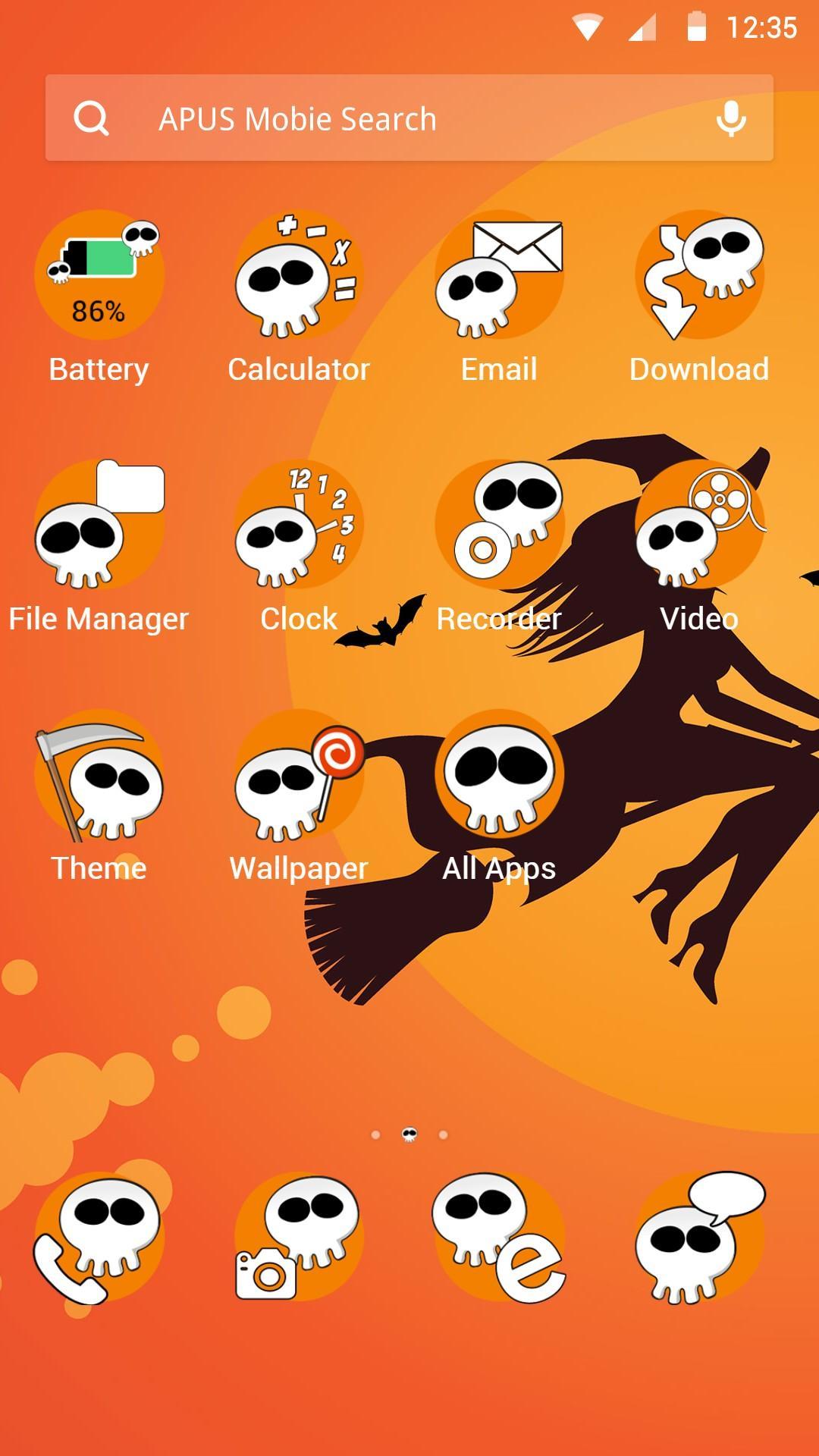 Mischievous Skull APUS theme