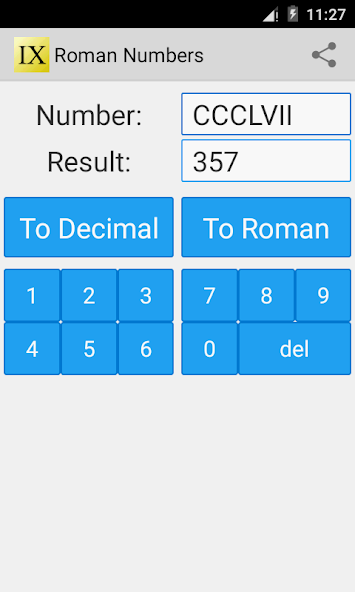 Roman Numbers