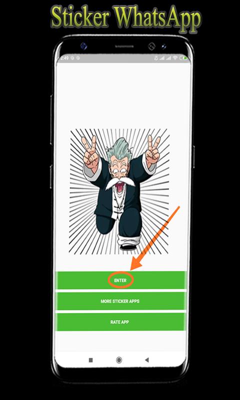 Blue Saiyan Sticker - Goku WAStickerApps