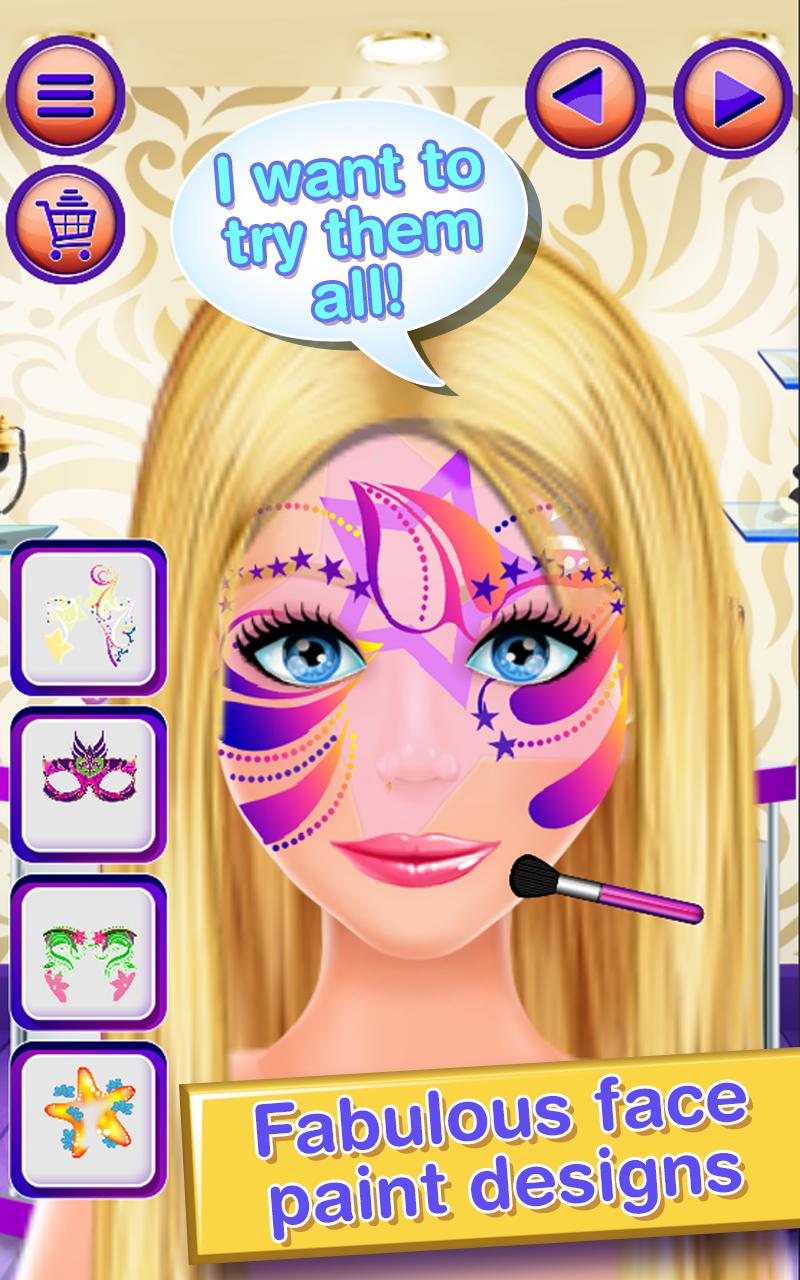 Face Paint Costume Party Salon