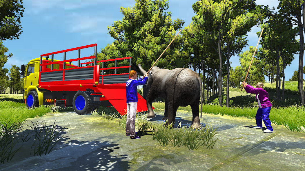 Animals Transport Truck Driver
