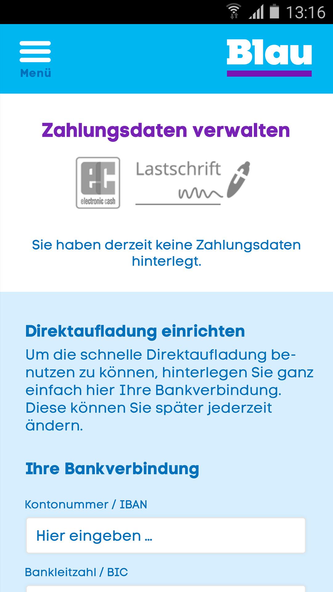 Blau App