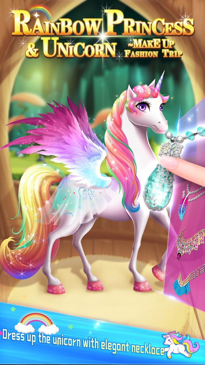 Rainbow Princess & Unicorn Makeup - Fashion Trip