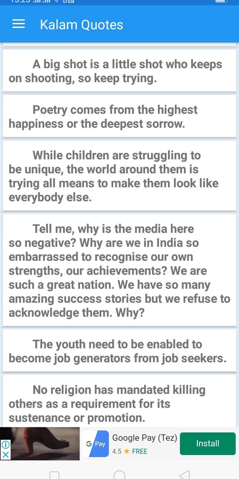Abdul Kalam Quotes