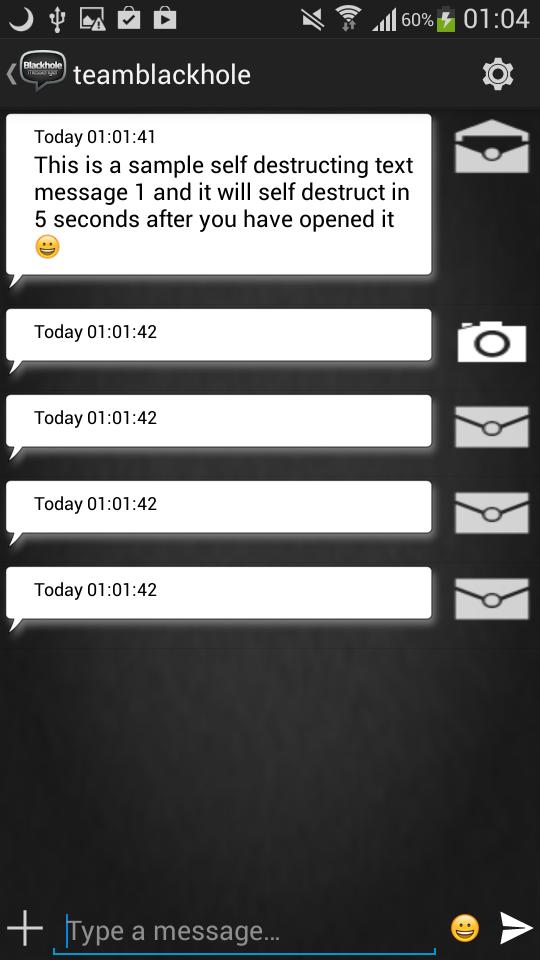 Blackhole Messenger