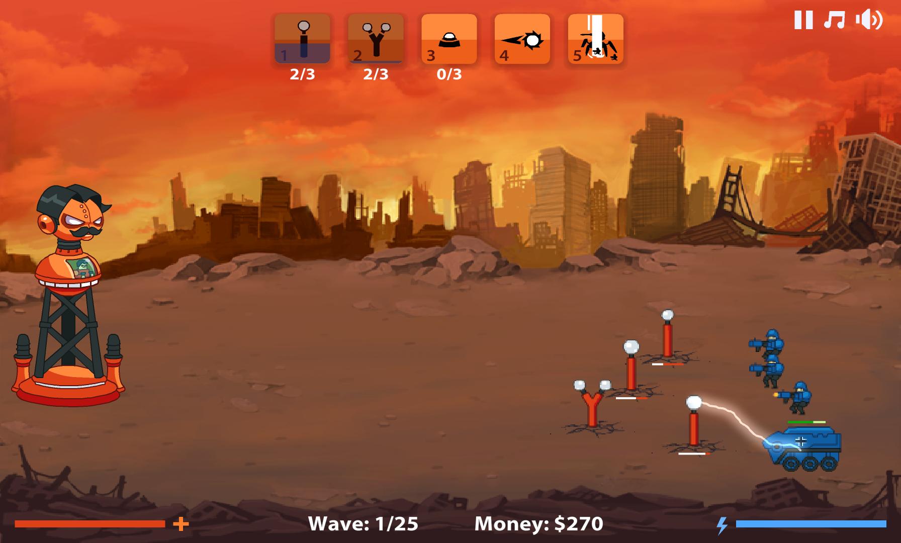 Tesla Tower Defense