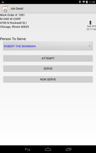 Process Server Mobile