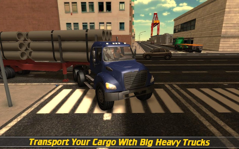 Cargo Ship Construction Crane