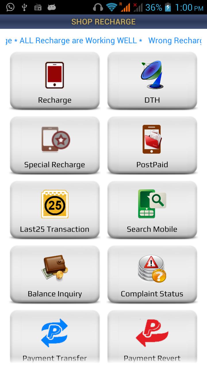 SHOP RECHARGE