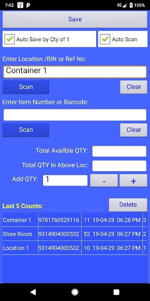 Stocktake App