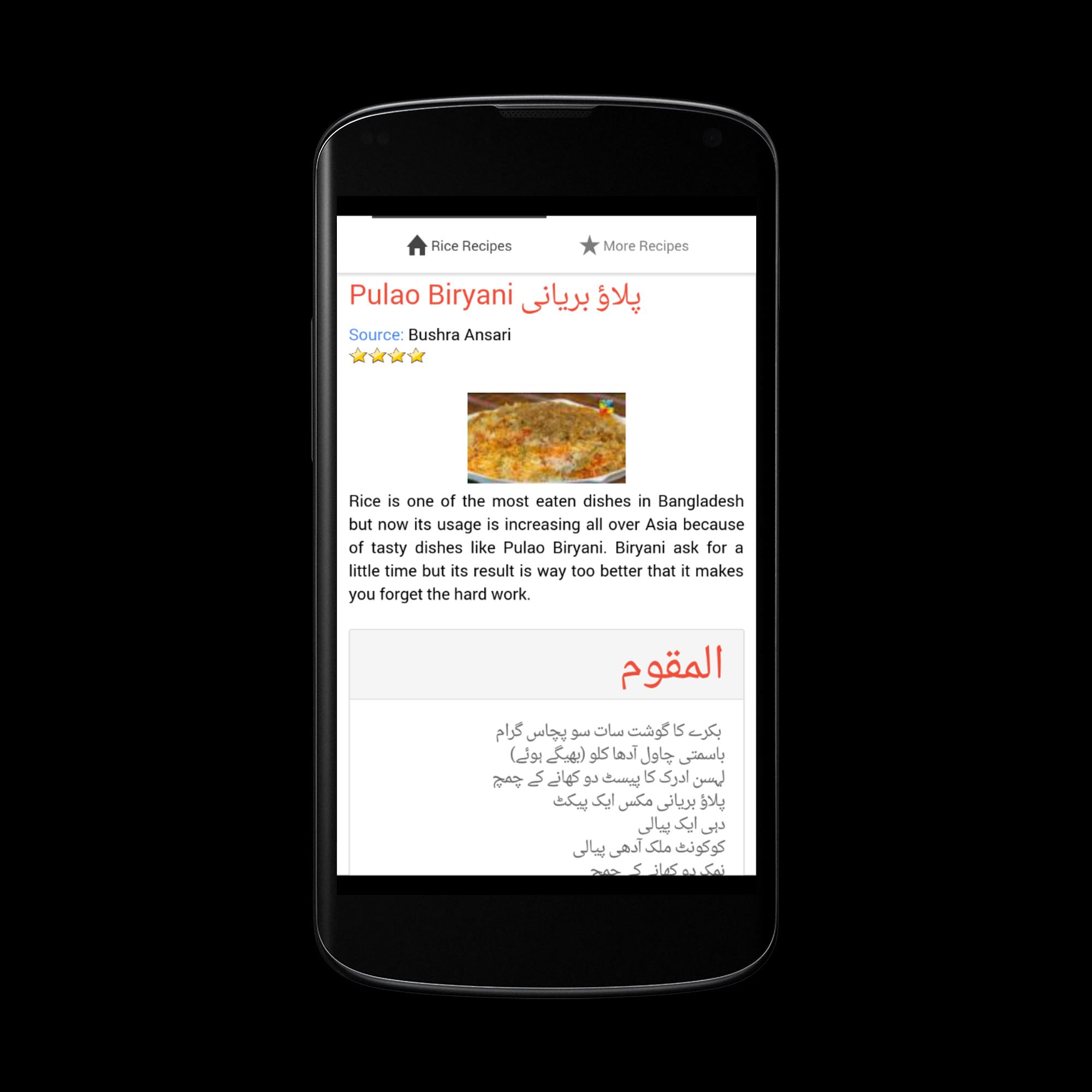 Rice Biryani Recipes in Urdu