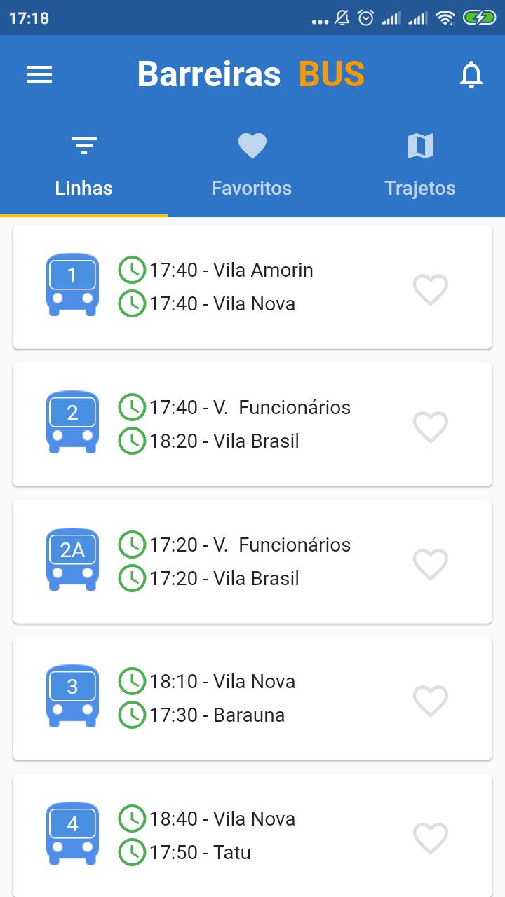 Barreiras BUS