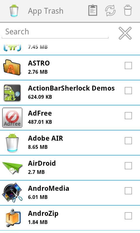 App Trash