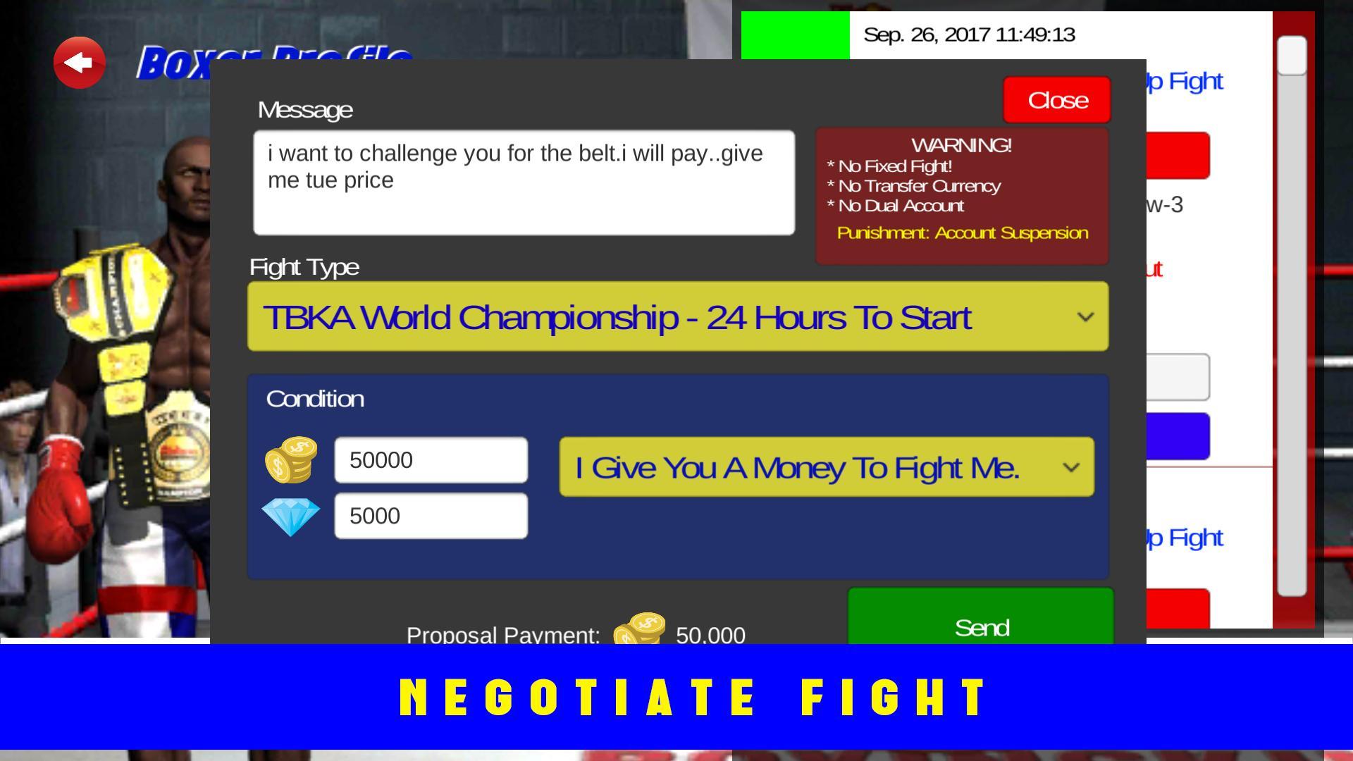 The Boxing Manager