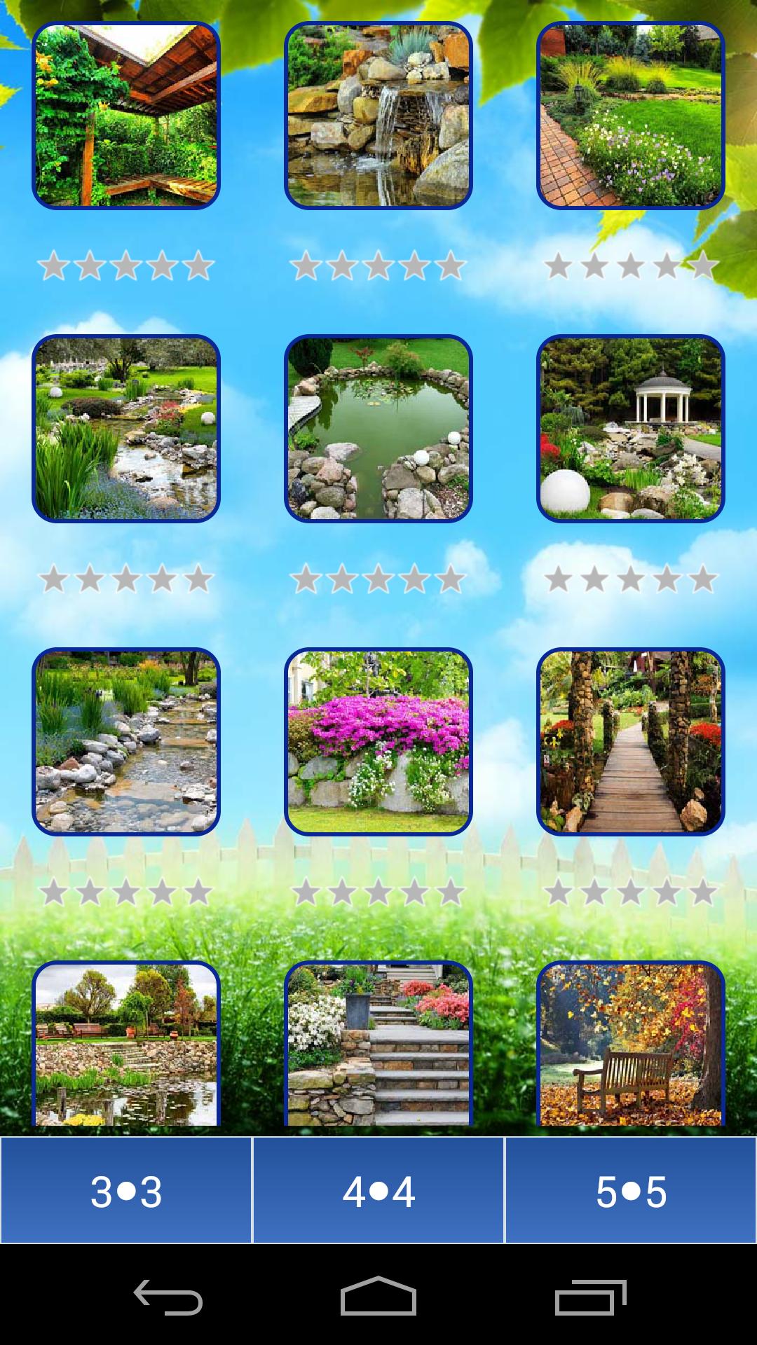 Garden Design and Flowers Tile