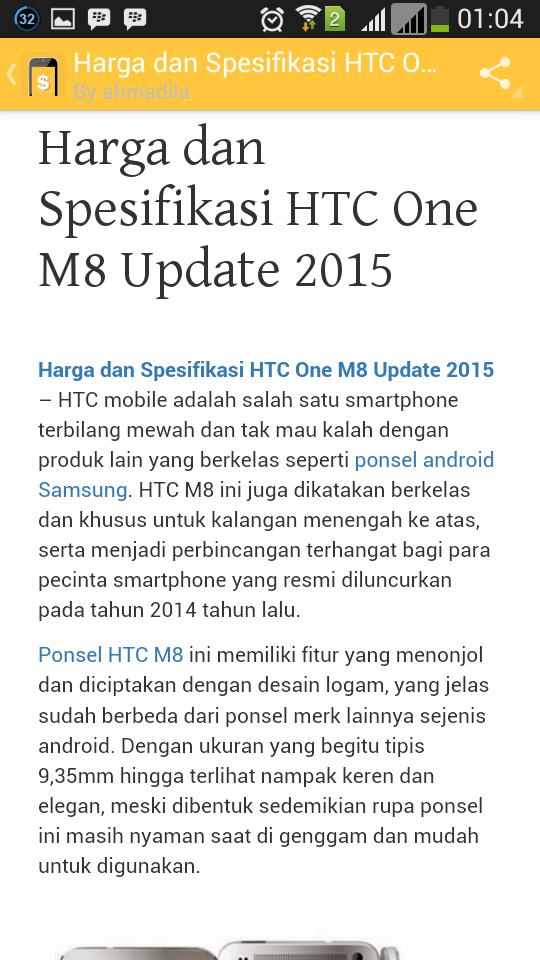 Daftar Harga HP