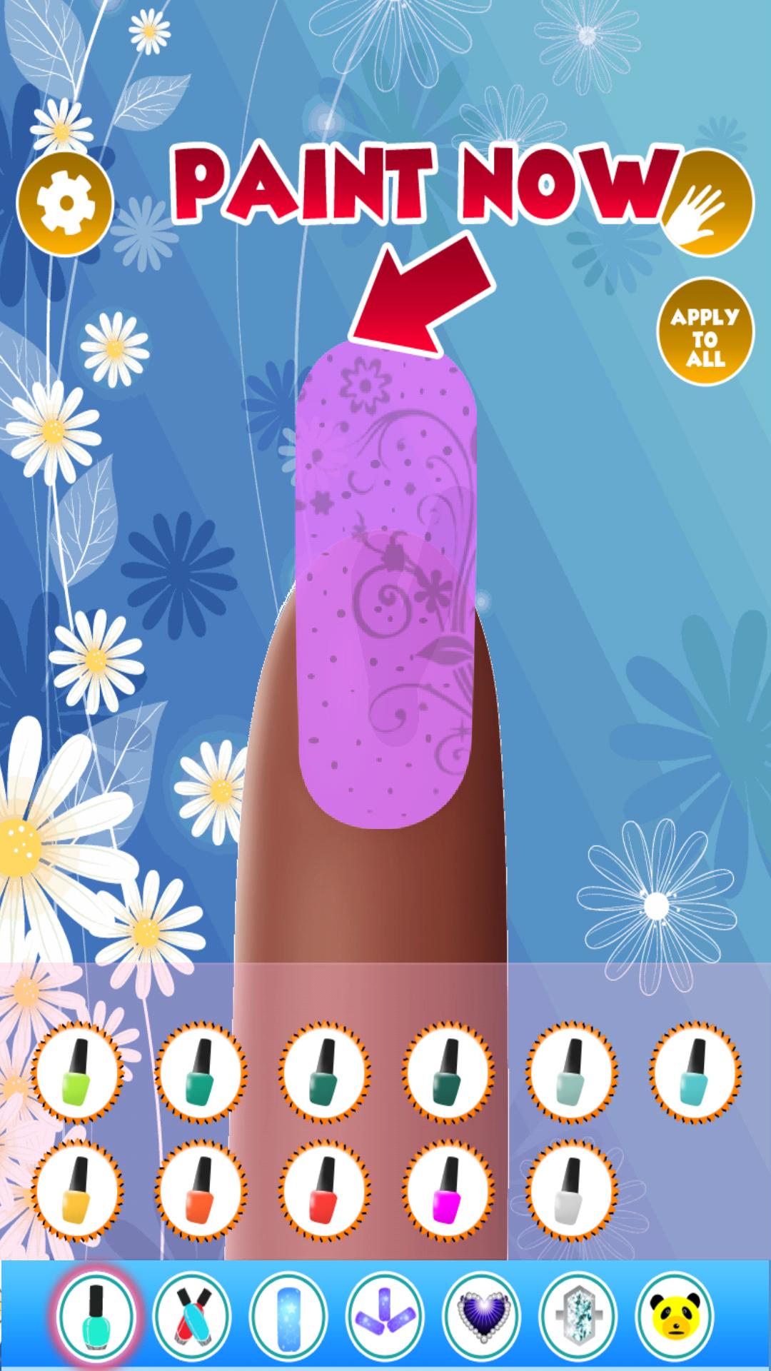 Nail Polish Princesses Games