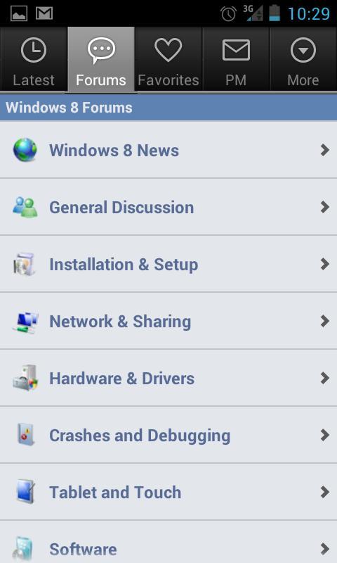 Eight Forums