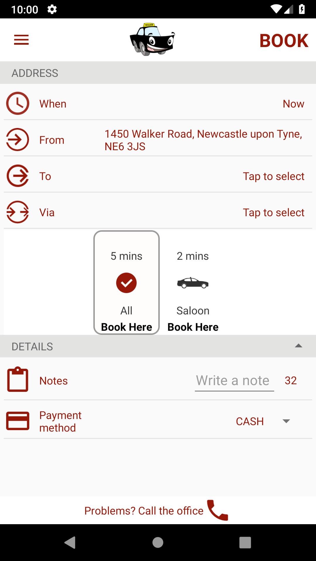 Walker Taxis