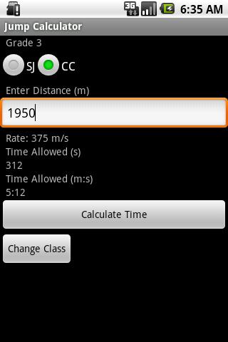 Jump Calculator