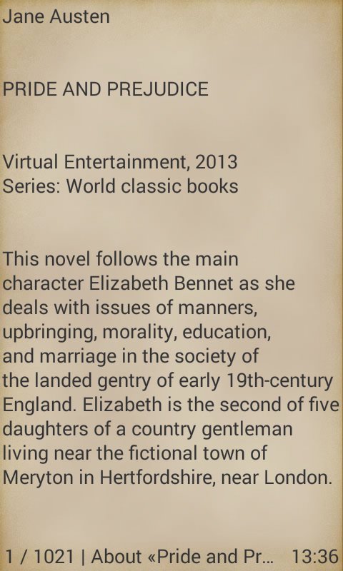Pride and Prejudice