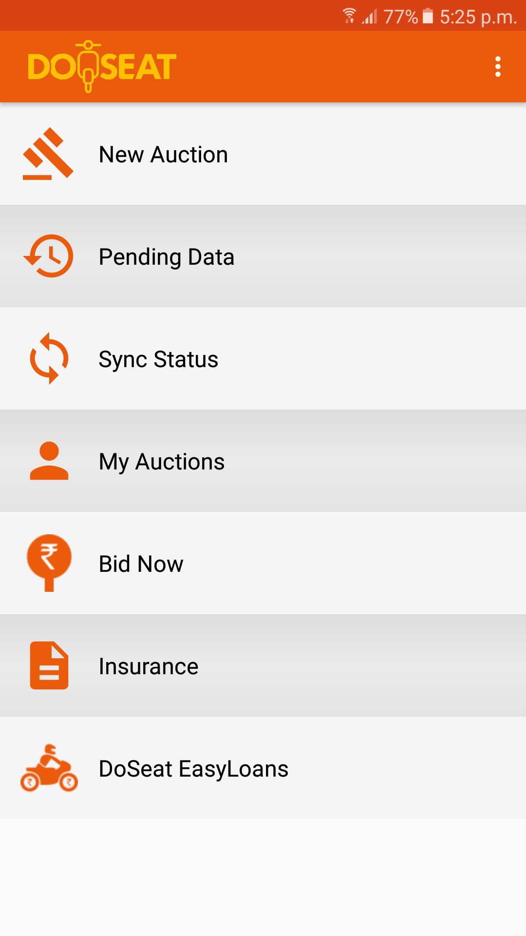 DoSeat Dealer App