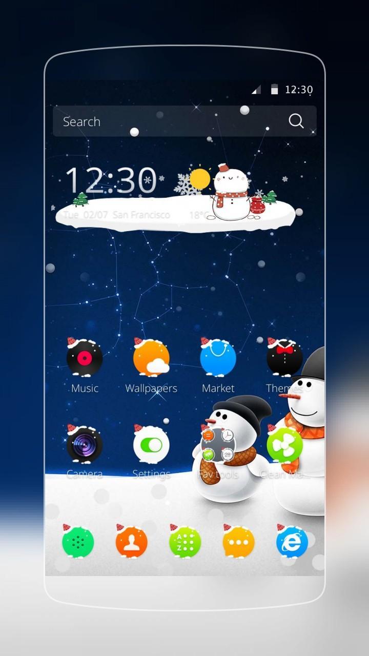 Snow Winter New Year
